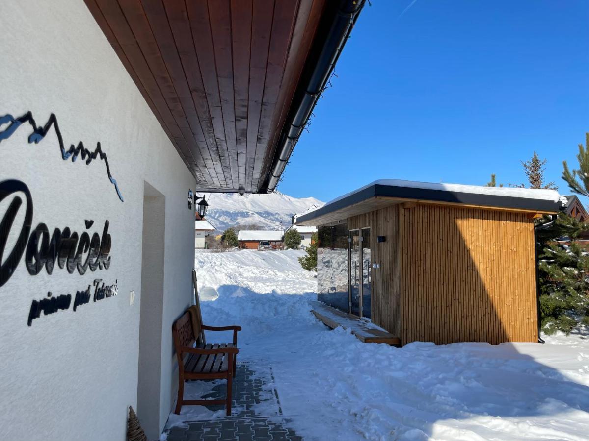 Domcek & Sauna Garden Stara Lesna Exterior foto