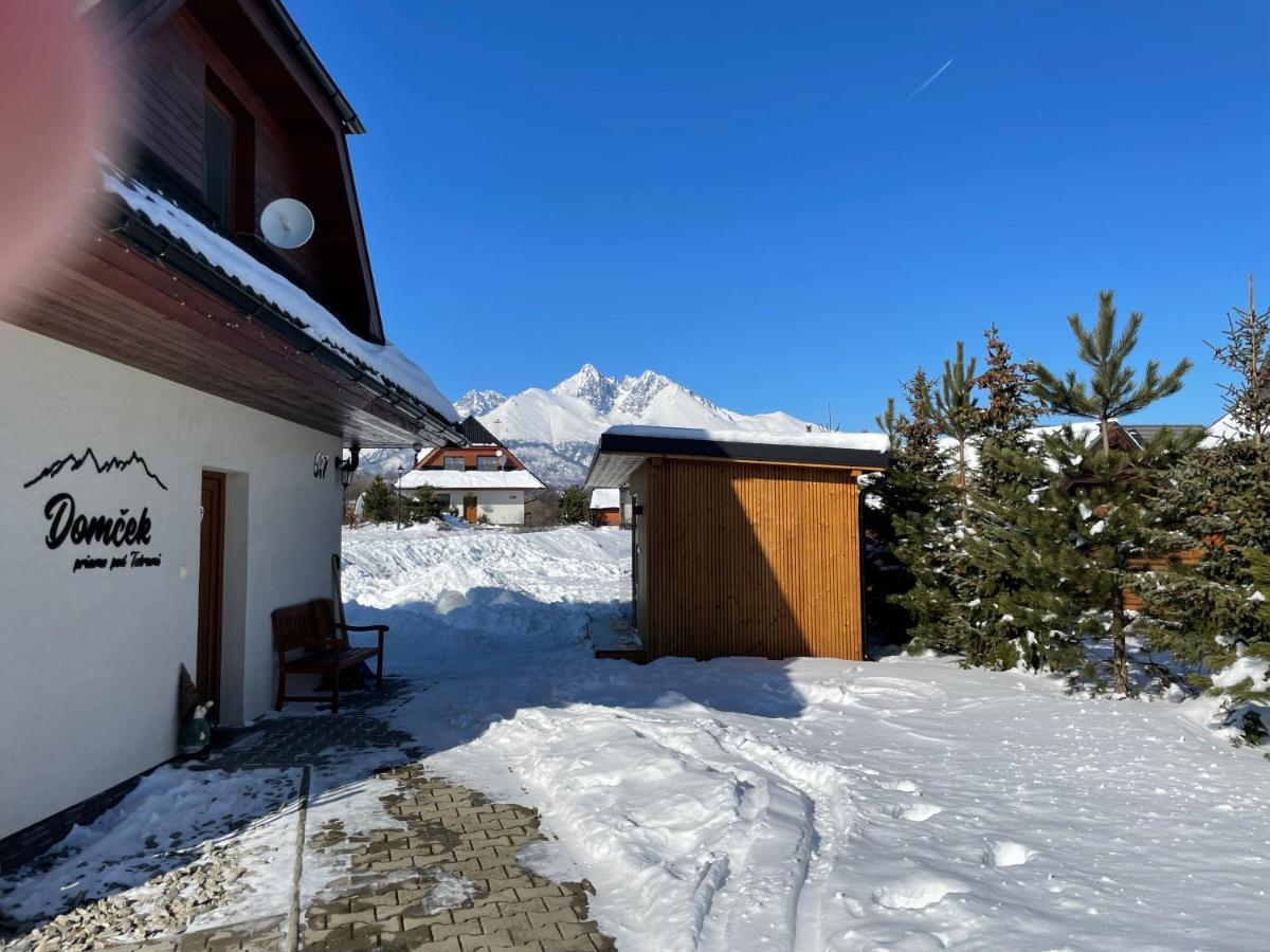 Domcek & Sauna Garden Stara Lesna Exterior foto