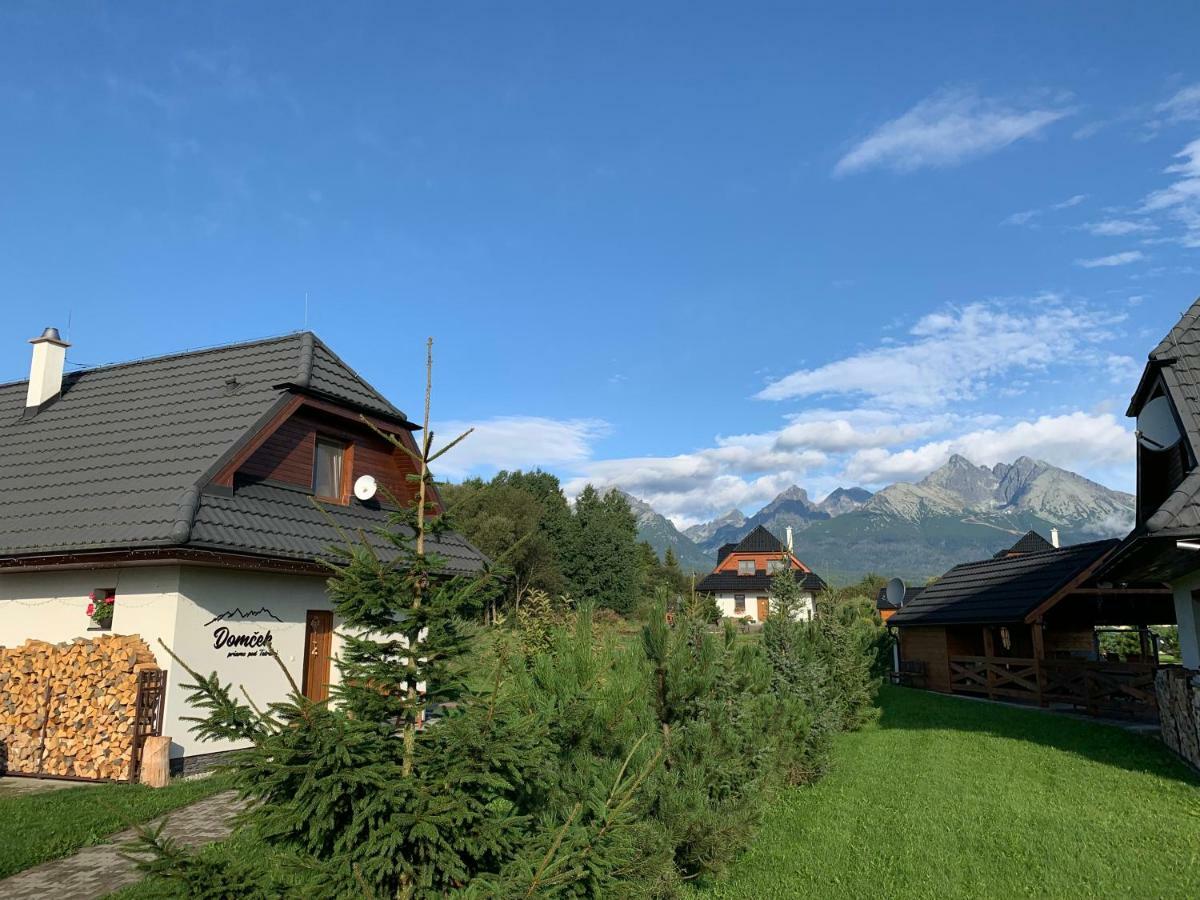 Domcek & Sauna Garden Stara Lesna Exterior foto